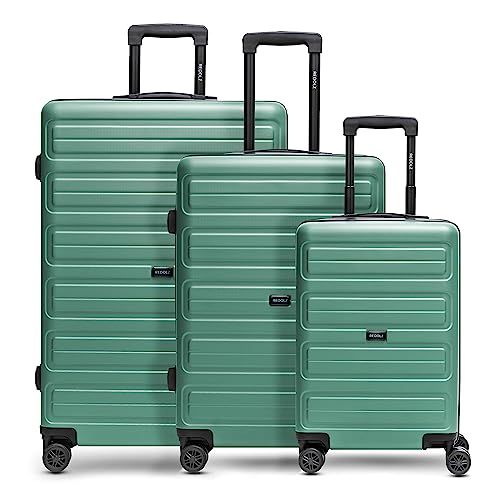 REDOLZ Hartschalen Koffer-Set 3-teilig | Leichte Reise-Trolleys aus hochwertigem, robustem ABS Material | Ultra-leicht für Damen & Herren | 4 Doppelrollen & TSA-Schloss (Essentials 08) REDOLZ Hartschalen Koffer-Set 3-teilig | Leichte Reise-Trolleys aus hochwertigem, robustem ABS Material | Ultra-leicht für Damen & Herren | 4 Doppelrollen & TSA-Schloss (Essentials 08) von REDOLZ