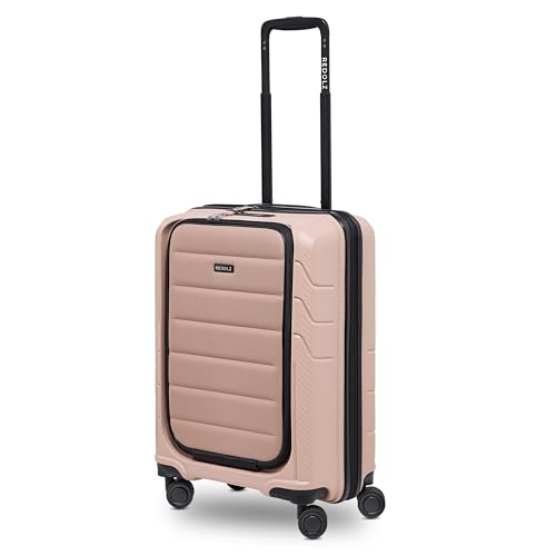 REDOLZ kleiner Handgepäck-Koffer mit Laptopfach | Cabin-Trolley 40 x 23 x 55 cm & Frontöffnung | Ultra-leicht nur 2,8 kg für Damen & Herren | 4 Doppelrollen & TSA-Schloss (Essentials 17) von REDOLZ