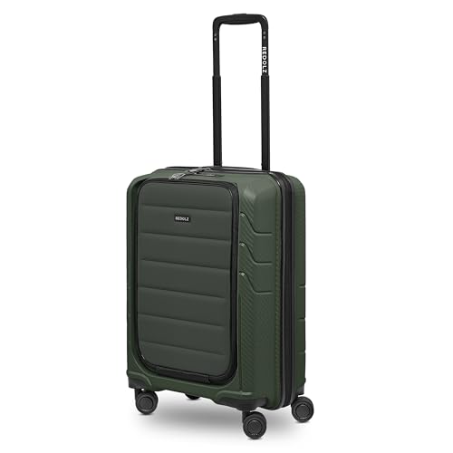 REDOLZ kleiner Handgepäck-Koffer mit Laptopfach | Cabin-Trolley 40 x 23 x 55 cm & Frontöffnung | Ultra-leicht nur 2,8 kg für Damen & Herren | 4 Doppelrollen & TSA-Schloss (Essentials 17) von REDOLZ