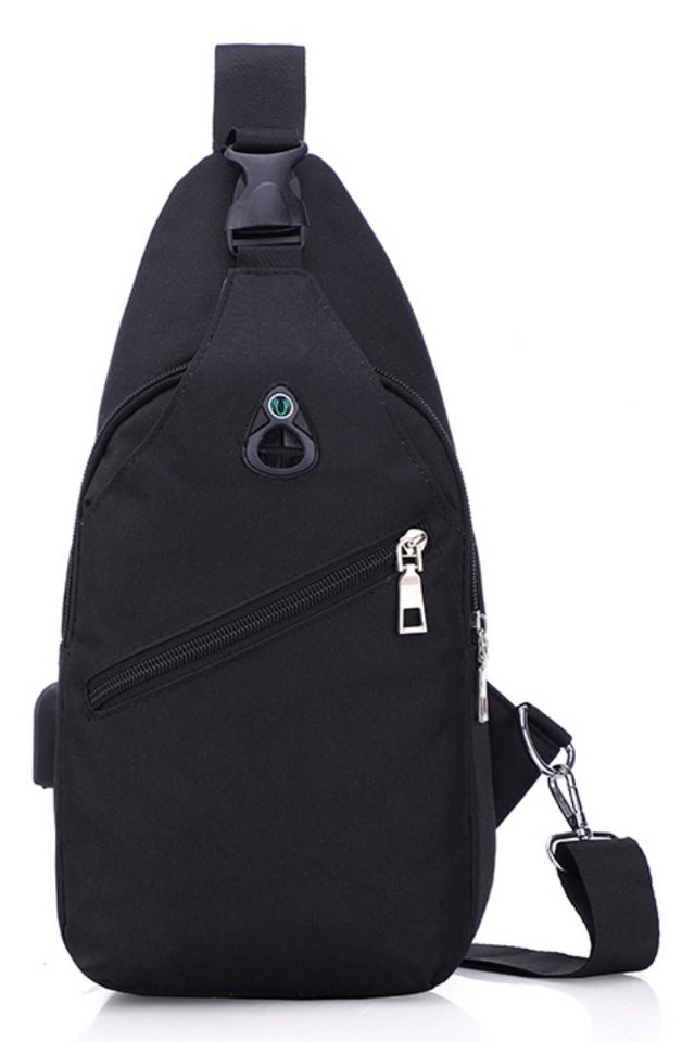 REDOM Schultertasche Brusttasche Sling Schulter Rucksack Rucksäcke Crossbody Umhängetasche (Herren Damen Geldgürtel Sport Sporttasche Groß 33 x 17 x 9 cm, 1-tlg., Handytasche, Unisex, mit USB-Lade-Anschluss), für Outdoor Camping Reisen Wandern Radfahren Multipurpose Tagepacks REDOM Schultertasche Brusttasche Sling Schulter Rucksack Rucksäcke Crossbody Umhängetasche (Herren Damen Geldgürtel Sport Sporttasche Groß 33 x 17 x 9 cm, 1-tlg., Handytasche, Unisex, mit USB-Lade-Anschluss), für Outdoor Camping Reisen Wandern Radfahren Multipurpose Tagepacks von REDOM
