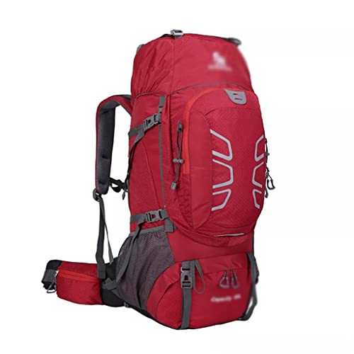 REDSNHH 60L Bergsteigen Wandern Outdoor Herren und Damen Tasche Camping Bergsteigen Rucksack Reisetasche von REDSNHH