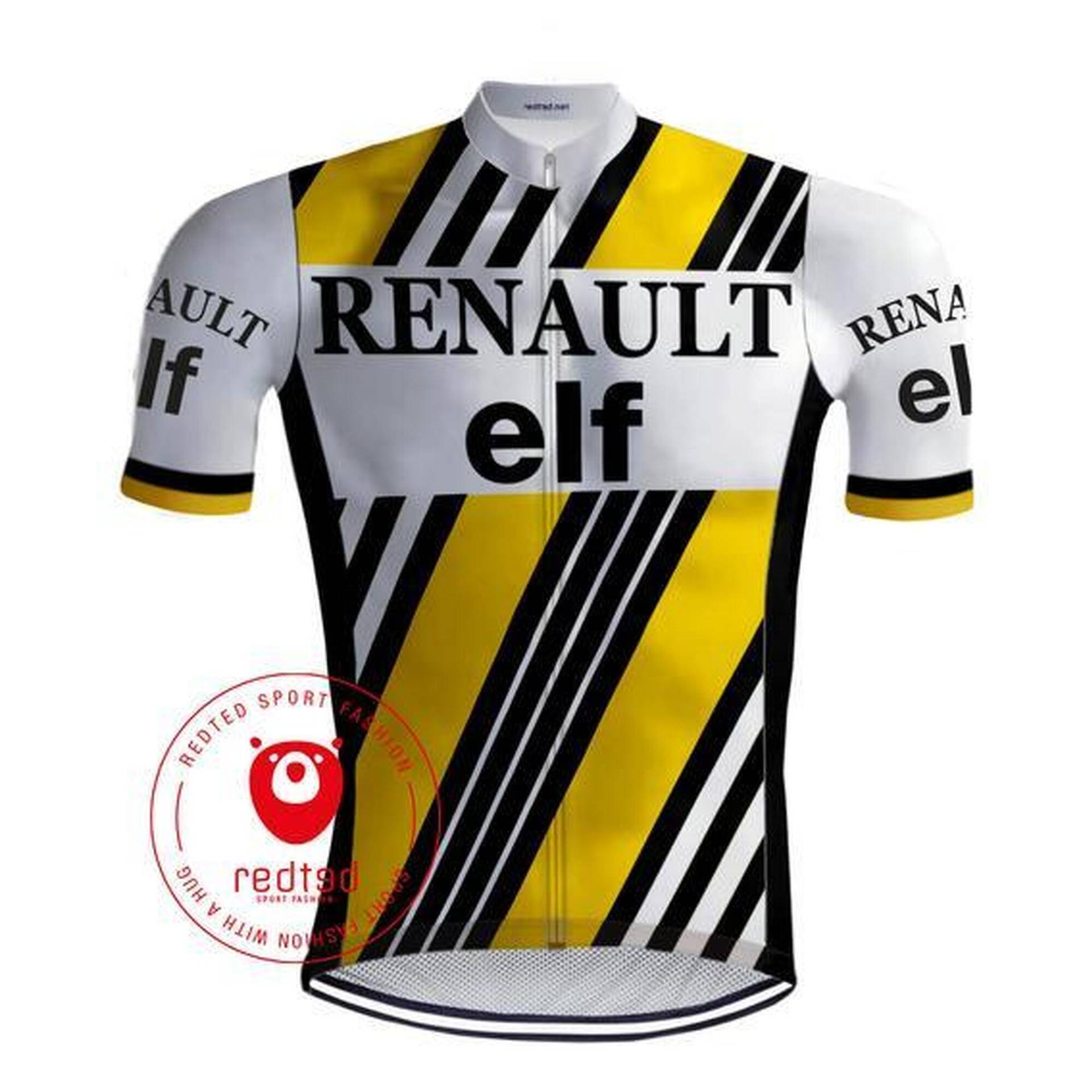 Camiseta ciclista retro Renault Elf - RedTed von REDTED