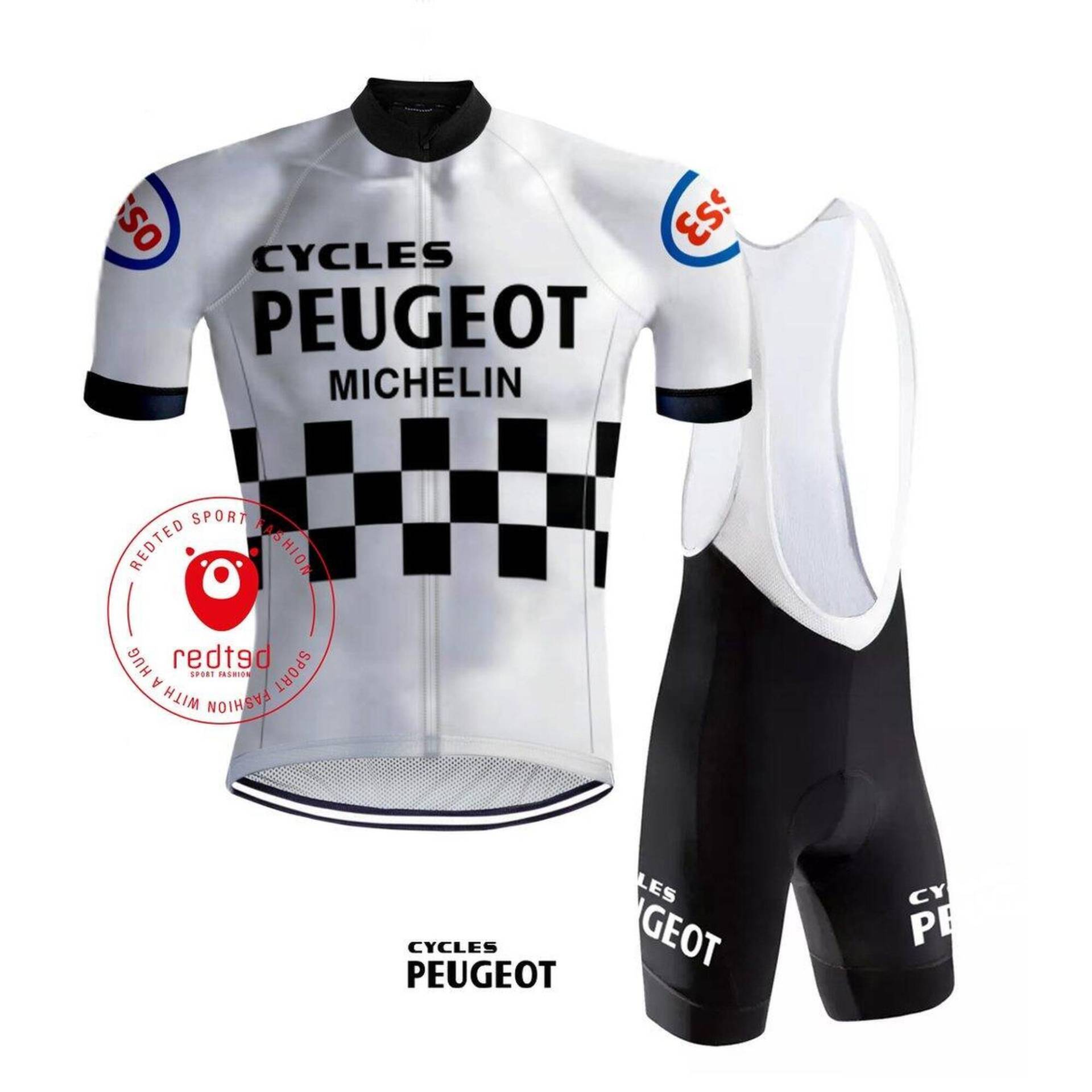 Camiseta retro Racing Peugeot White - RedTed von REDTED