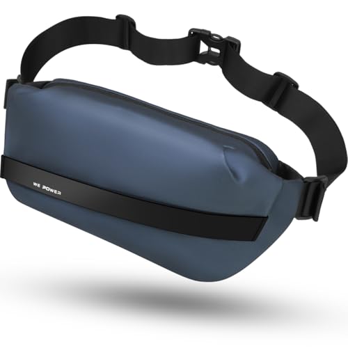 REETEE Bauchtasche Gürteltasche Herren Damen Wasserdicht Hüfttasche Klein Brusttasche Sling Bag, Multifunktionale Fanny Pack mit Verstellt für Laufen Fitness Wandern Hundespaziergänge (dunkelblau) REETEE Bauchtasche Gürteltasche Herren Damen Wasserdicht Hüfttasche Klein Brusttasche Sling Bag, Multifunktionale Fanny Pack mit Verstellt für Laufen Fitness Wandern Hundespaziergänge (dunkelblau) von REETEE