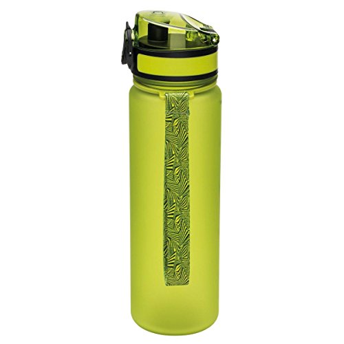 REFLECTS Profi Sporttrinkflasche 500 ml BPA frei | Ideale Sportflasche für Fitness, Fahrrad, Sport, Fussball | Auslaufsichere Fahrradflasche, Sporttrinkflasche Farbe hellgrün von REFLECTS