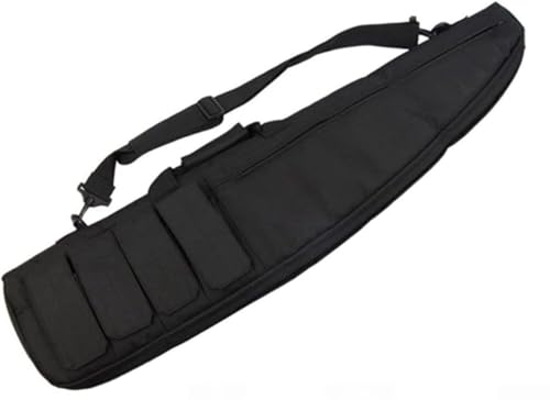 Gewehrtasche,Range Bag,Futteral Langwaffen,Abschließbare Waffentasche Gepolstert Für Luftgewehr Gewehrfutteral, Jagd Waffen Futteral Mit Außentasche Und Tragegurt,Soft Rifle-Cases C,120cm von REHOOF