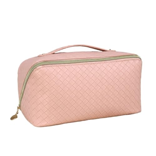 Kosmetiktasche Damen Reise-Kosmetiktasche, Damen-Kosmetiktasche, unverzichtbare Kulturbeutel, wasserdichte tragbare Aufbewahrungstasche Kulturbeutel(Pink) von REIFOR