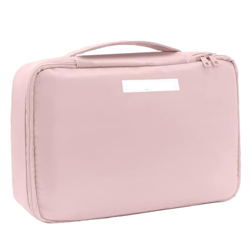 Kosmetiktasche Damen Reise-Make-up-Tasche, Kosmetiktasche, Make-up-Tasche, Kulturbeutel for Damen Und Herren Kulturbeutel(Pink,23cm) von REIFOR