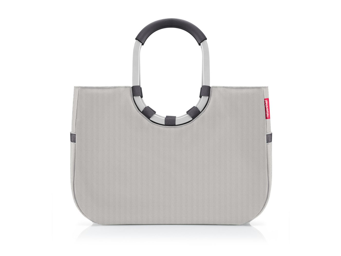 REISENTHEL® Einkaufsshopper loopshopper L herringbone grey, loopshopper L von REISENTHEL®