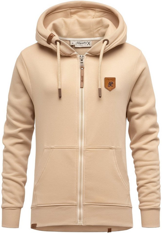 REPUBLIX Kapuzenpullover VIVAN Damen Hoodie Sweatshirt Pullover Zipper Jacke REPUBLIX Kapuzenpullover VIVAN Damen Hoodie Sweatshirt Pullover Zipper Jacke von REPUBLIX