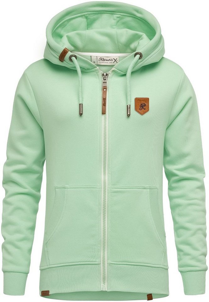 REPUBLIX Kapuzenpullover VIVAN Damen Hoodie Sweatshirt Pullover Zipper Jacke REPUBLIX Kapuzenpullover VIVAN Damen Hoodie Sweatshirt Pullover Zipper Jacke von REPUBLIX