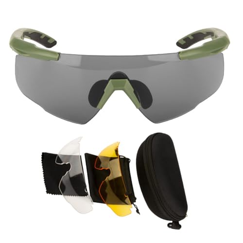 RETUOLWAG Outdoor-Sportbrille mit austauschbaren Gläsern, Fahrradbrille, Reitbrille, Outdoor-Sport von RETUOLWAG