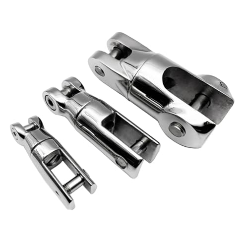 REUISAX Marine-Hardware aus Edelstahl 316, kompatibel mit 6–8 mm, 10–12 mm, 14–16 mm Bootsankerketten-Drehgelenk(6MM-8MM) von REUISAX