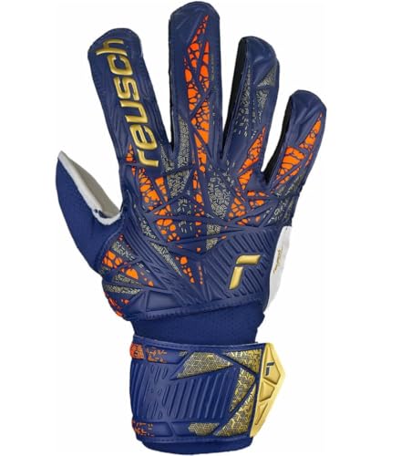 REUSCH Handschuhe ATTRAKT SOLID JUNIOR BLAU Gold ORANGE 5472515-4410 REUSCH Handschuhe ATTRAKT SOLID JUNIOR BLAU Gold ORANGE 5472515-4410 von REUSCH