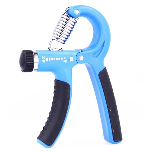Handgriff-Stärkungsgriff, verstellbar von 5 kg bis 60 kg, blau Handgriff-Stärkungsgriff, verstellbar von 5 kg bis 60 kg, blau von REY