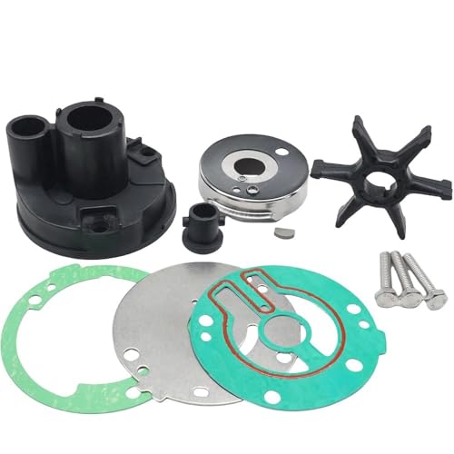 REwNXA Kompatibles Wasserpumpenlaufrad-Reparaturset Kompatibel mit 2-Takt-25-PS-30-PS-Außenbordmotoren 689-W0078 689-W0078-A6 689-W0078-04-00 von REwNXA