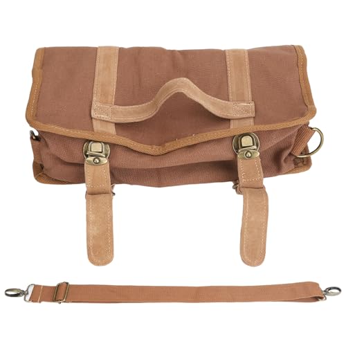 Barkeeper-Werkzeugtasche, wasserdichte, tragbare Barkeeper-Tasche aus Segeltuch mit Schultergurt für Outdoor-Camping (Coffee) von RGBGW