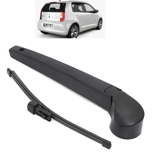 RHGSAO Wipe Heckscheibenwischerblatt & arm Set - 10" für Skoda Citigo 2011-2022 250mm Windschutzscheibenbürste von RHGSAO