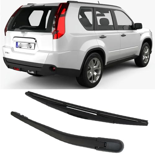 RHGSAO Wipe Heckscheibenwischerblatt & arm Set - 14" für Nissan X-Trail Hatchback 2008 2009 2010 2011-2013 350mm 330mm Windschutzscheibenbürste von RHGSAO