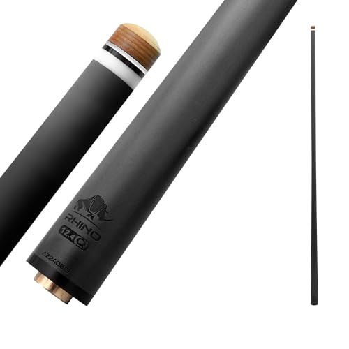 RHINO - 76.2 cm / Q-loc Joint Carbon Pool Queue Single Shaft Tip 12.4mm Low Deflection Technology Ultra-Smooth, Easy to Control, Pro Taper RHINO - 76.2 cm / Q-loc Joint Carbon Pool Queue Single Shaft Tip 12.4mm Low Deflection Technology Ultra-Smooth, Easy to Control, Pro Taper von RHINO