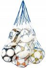 RHINOS sports Ballnetz für 10 Fußbälle Rot/Weiß RHINOS sports Ballnetz für 10 Fußbälle Rot/Weiß von RHINOS sports