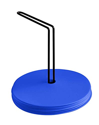 RHINOS sports Markierungsteller, Floormarker 10er-Set inkl. Halter | Farbe: blau RHINOS sports Markierungsteller, Floormarker 10er-Set inkl. Halter | Farbe: blau von RHINOS sports