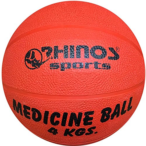 RHINOS sports Medizinball, Gymnastikball 4 kg | rot RHINOS sports Medizinball, Gymnastikball 4 kg | rot von RHINOS sports