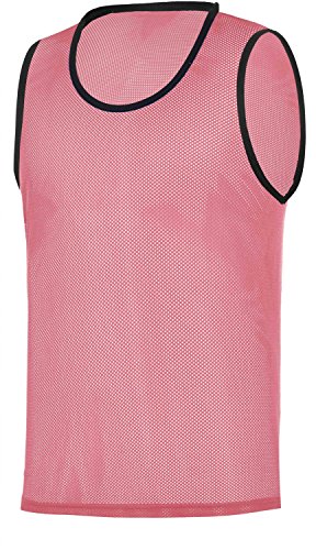 RHINOS sports Premium Trainingsleibchen | Größe L | Pink | Markierungshemd für Sport, Fußball, Handball | Für Erwachsene RHINOS sports Premium Trainingsleibchen | Größe L | Pink | Markierungshemd für Sport, Fußball, Handball | Für Erwachsene von RHINOS sports