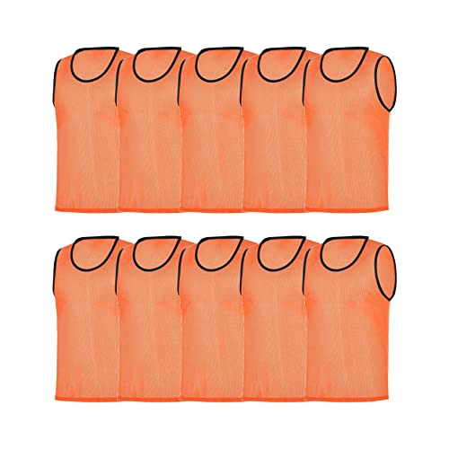 RHINOS sports Trainingsleibchen 10er-Set, Größe:L, Farbe:orange RHINOS sports Trainingsleibchen 10er-Set, Größe:L, Farbe:orange von RHINOS sports