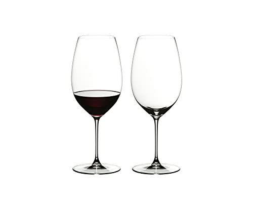 RIEDEL Rotweinglas-Set, 2-teilig, Für New World-Rotweine wie Shiraz, 650 ml, Kristallglas, RIEDEL Veritas, 6449/30 RIEDEL Rotweinglas-Set, 2-teilig, Für New World-Rotweine wie Shiraz, 650 ml, Kristallglas, RIEDEL Veritas, 6449/30 von RIEDEL