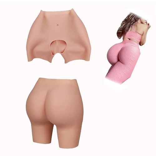 RIEZRS Silikon-Hose FüR GroßEn Hintern HöSchen Zur HüFtvergrößErung GefäLschte Po-Pads, Lifter Und Shaper Kontroll-Shorts füR Crossdresser,Color 3,L von RIEZRS