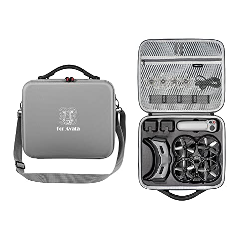 RIGINADO Avata Pro Tasche, TragetaschePU-Leder, Avata Pro Mini FPV Drone Case mit Schultergurt für DJI Avata Pro-View Combo mit DJI Goggles 2 und anderem Zubehör RIGINADO Avata Pro Tasche, TragetaschePU-Leder, Avata Pro Mini FPV Drone Case mit Schultergurt für DJI Avata Pro-View Combo mit DJI Goggles 2 und anderem Zubehör von RIGINADO