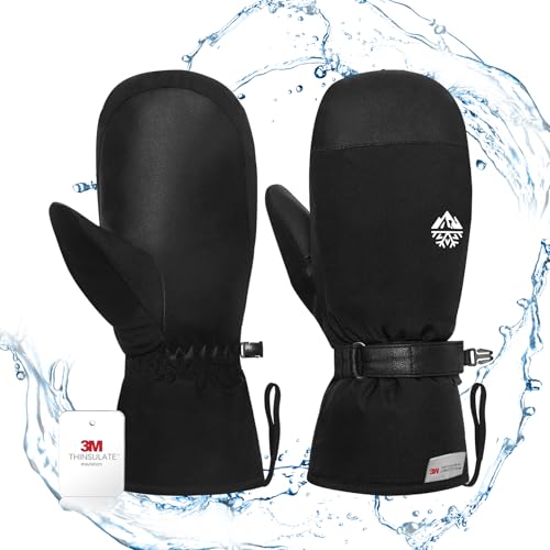 RIGWARL Skihandschuhe Wasserdicht für Herren und Damen, 3M Thinsulate Warme Touchscreen Winterhandschuhe mit Anti-Rutsch Handfläche, Warme Winddicht Skihandsche für Eisfischen Skifahren Snowboard RIGWARL Skihandschuhe Wasserdicht für Herren und Damen, 3M Thinsulate Warme Touchscreen Winterhandschuhe mit Anti-Rutsch Handfläche, Warme Winddicht Skihandsche für Eisfischen Skifahren Snowboard von RIGWARL