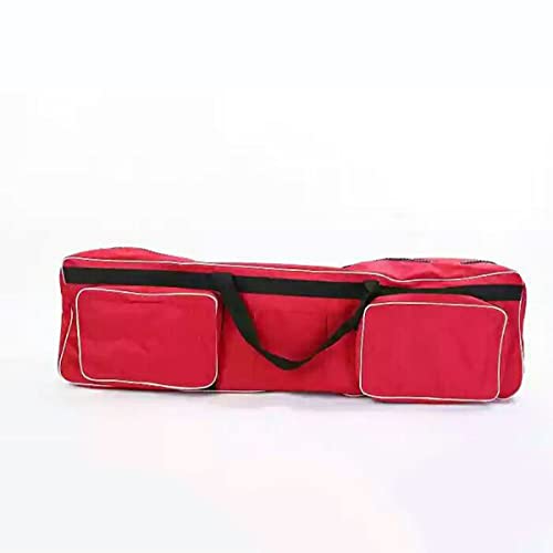 RINUD Hochwertige Fechttasche Fechtrucksack 1680d Oxford-Stoff Wasserdicht/verschleißfest/große Kapazität Fechttrainingsgeräte für Erwachsene(Red) von RINUD