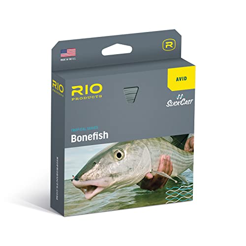 RIO Products Avid Bonefish Salzwasser Fliegenschnur, SlickCast Easy Casting, Tropical Series, WF9F von RIO PRODUCTS