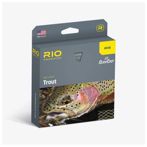 RIO Products Avid Forut Series – Grand, schwimmende Fliegenschnur für Forelle, Blassgrün, WF6F von RIO PRODUCTS