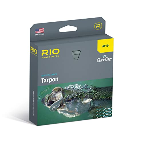 RIO Products Avid Tarpon Salzwasser Fliegenschnur, SlickCast Easy Casting, Tropical Series, WF10F von RIO PRODUCTS