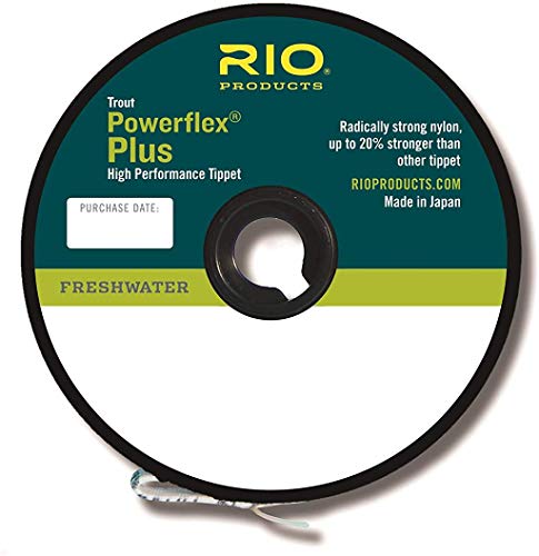 Rio Powerflex Plus Fliegenfischen, 45,7 m, 2 Stück, 0X,1X von RIO PRODUCTS