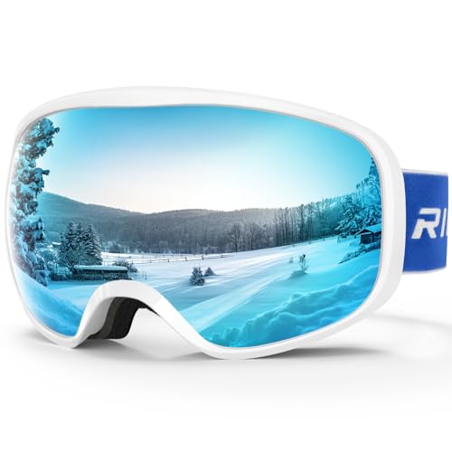 RIOROO Skibrille, Snowboard Brille für Brillenträger Herren Damen Erwachsene Jugendliche Doppel-Objektiv 105% UV-Schutz Kompatibler Helm Anti Fog Skibrillen für Skifahren Motorrad Fahrrad Skaten RIOROO Skibrille, Snowboard Brille für Brillenträger Herren Damen Erwachsene Jugendliche Doppel-Objektiv 105% UV-Schutz Kompatibler Helm Anti Fog Skibrillen für Skifahren Motorrad Fahrrad Skaten von RIOROO