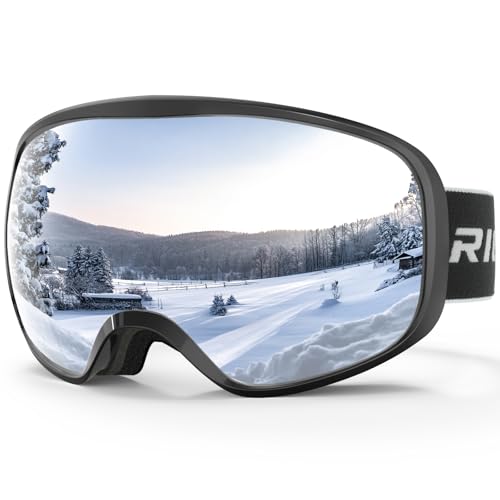 RIOROO Skibrille, Snowboard Brille für Brillenträger Herren Damen Erwachsene Jugendliche Doppel-Objektiv 105% UV-Schutz Kompatibler Helm Anti Fog Skibrillen für Skifahren Motorrad Fahrrad Skaten RIOROO Skibrille, Snowboard Brille für Brillenträger Herren Damen Erwachsene Jugendliche Doppel-Objektiv 105% UV-Schutz Kompatibler Helm Anti Fog Skibrillen für Skifahren Motorrad Fahrrad Skaten von RIOROO