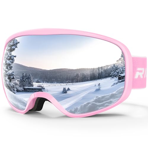 RIOROO Skibrille Kinder, Skibrille Kinder 3-14 Jahre für Jungen Mädchen 100% OTG UV-Schutz Antibeschlag Kompatibler Helm für Skifahren Snowboard Radfahren Outdoor Aktivitäten Wandern Augenschutz RIOROO Skibrille Kinder, Skibrille Kinder 3-14 Jahre für Jungen Mädchen 100% OTG UV-Schutz Antibeschlag Kompatibler Helm für Skifahren Snowboard Radfahren Outdoor Aktivitäten Wandern Augenschutz von RIOROO