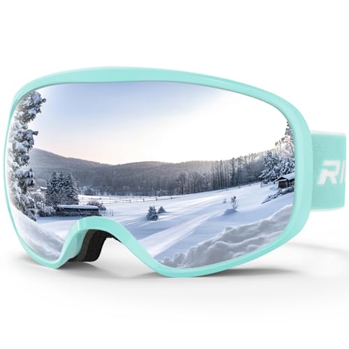 RIOROO Skibrille Kinder, Skibrille Kinder 3-14 Jahre für Jungen Mädchen 100% OTG UV-Schutz Antibeschlag Kompatibler Helm für Skifahren Snowboard Radfahren Outdoor Aktivitäten Wandern Augenschutz RIOROO Skibrille Kinder, Skibrille Kinder 3-14 Jahre für Jungen Mädchen 100% OTG UV-Schutz Antibeschlag Kompatibler Helm für Skifahren Snowboard Radfahren Outdoor Aktivitäten Wandern Augenschutz von RIOROO