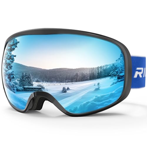 RIOROO Skibrille Kinder, Skibrille Kinder 3-14 Jahre für Jungen Mädchen 100% OTG UV-Schutz Antibeschlag Kompatibler Helm für Skifahren Snowboard Radfahren Outdoor Aktivitäten Wandern Augenschutz RIOROO Skibrille Kinder, Skibrille Kinder 3-14 Jahre für Jungen Mädchen 100% OTG UV-Schutz Antibeschlag Kompatibler Helm für Skifahren Snowboard Radfahren Outdoor Aktivitäten Wandern Augenschutz von RIOROO