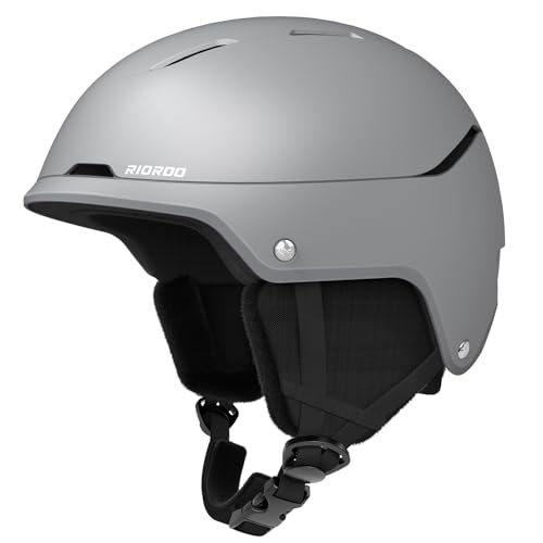 RIOROO Skihelm, Skihelme Herren Damen Jugendliche Größenverstellbar,Warme Flusen-Ohrpolster Snowboardhelm,Leichter Ski Helm mit Verstellbarem Belüftungssystem,Kompatibel mit Einer Skibrille RIOROO Skihelm, Skihelme Herren Damen Jugendliche Größenverstellbar,Warme Flusen-Ohrpolster Snowboardhelm,Leichter Ski Helm mit Verstellbarem Belüftungssystem,Kompatibel mit Einer Skibrille von RIOROO