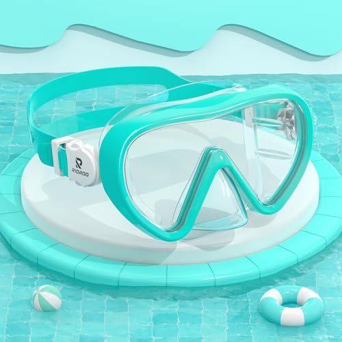 RIOROO Taucherbrille Kinder,Schwimmbrille für Jungen Mädchen Jugendliche,Tauchmaske mit Nasenabdeckung 180°Panorama HD Anti Nebel Anti-Leck für Kinder 6-16 Jahre RIOROO Taucherbrille Kinder,Schwimmbrille für Jungen Mädchen Jugendliche,Tauchmaske mit Nasenabdeckung 180°Panorama HD Anti Nebel Anti-Leck für Kinder 6-16 Jahre von RIOROO