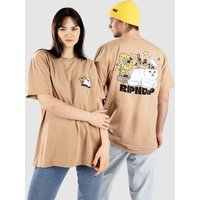 RIPNDIP No Music No Life T-Shirt almond von RIPNDIP