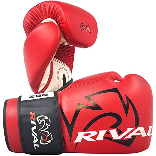 RIVAL Boxhandschuhe RB2 2.0 Super Bag mit Klettverschluss, hochdichte, mehrschichtige Polsterung und atmungsaktive Netzhandfläche von RIVAL