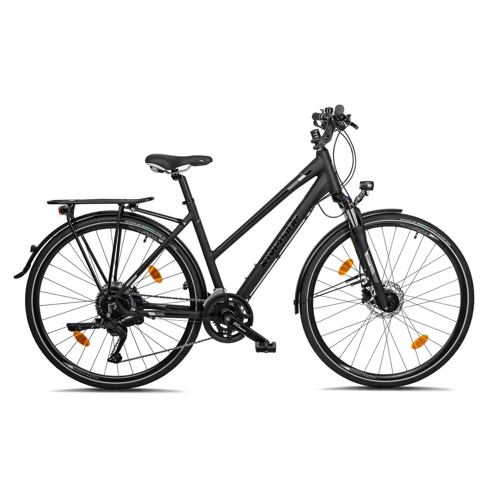 Trekkingrad 28 Zoll Riverside 720 TR Damen Schwarz von RIVERSIDE