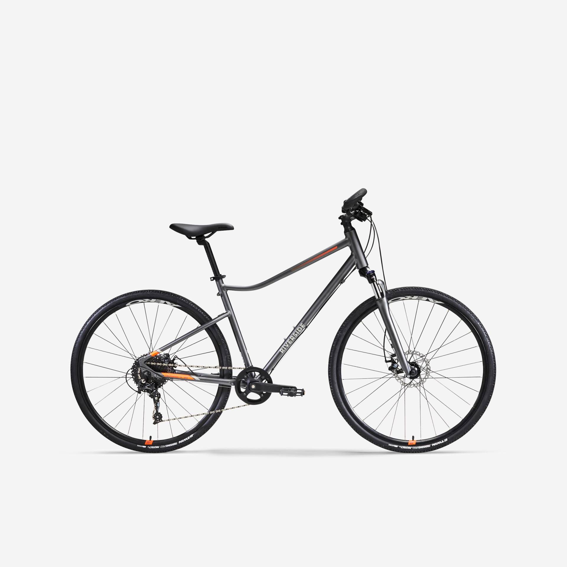 Cross Bike 28 Zoll Riverside 700 grau/orange Cross Bike 28 Zoll Riverside 700 grau/orange von RIVERSIDE