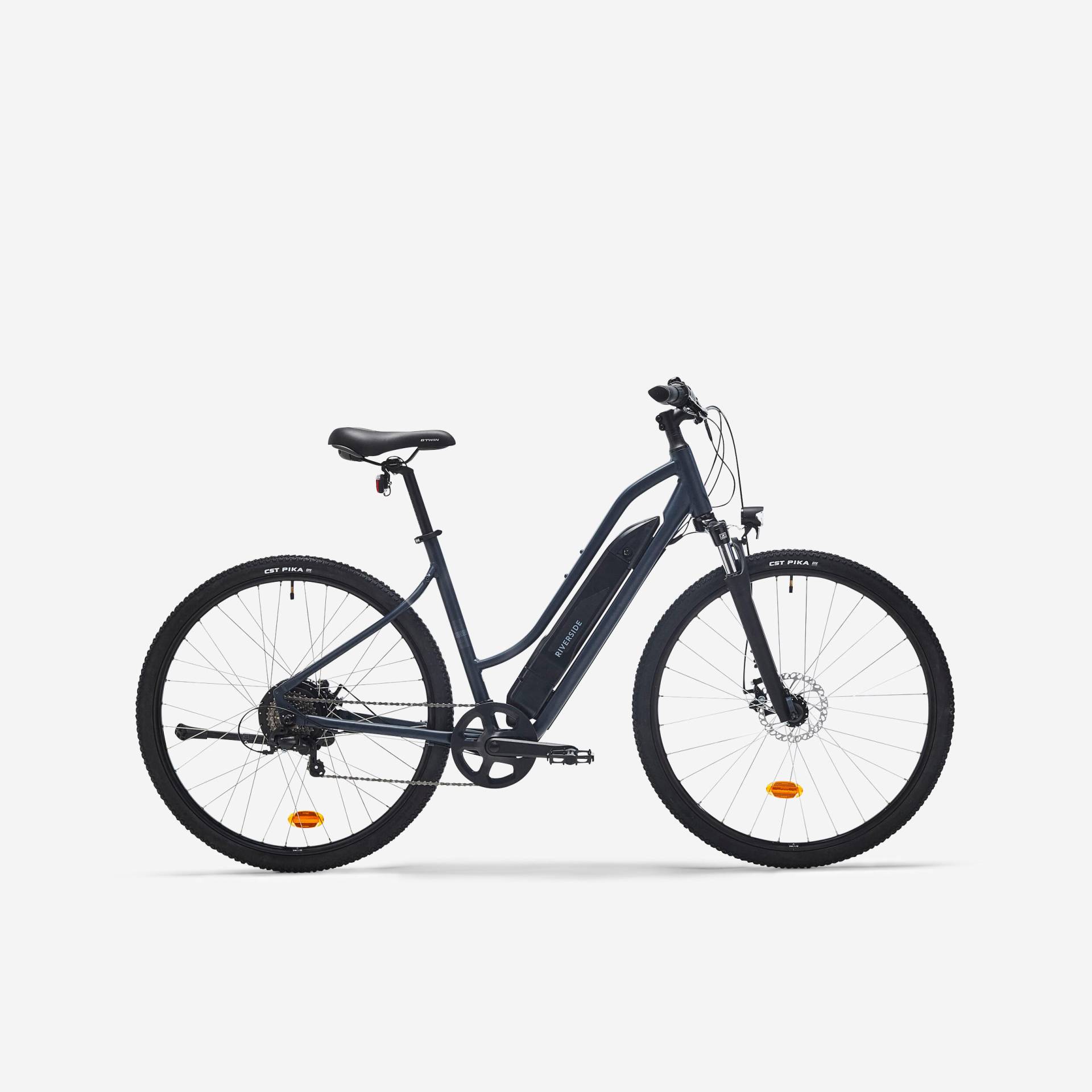 E-Bike Cross 28 Zoll 100E tiefer Einstieg blau von RIVERSIDE